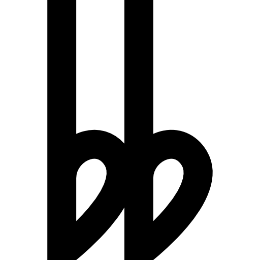 double flat symbol