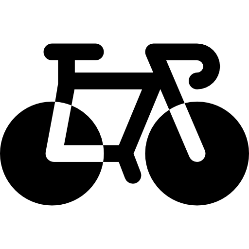 Cycling Curved Fill icon