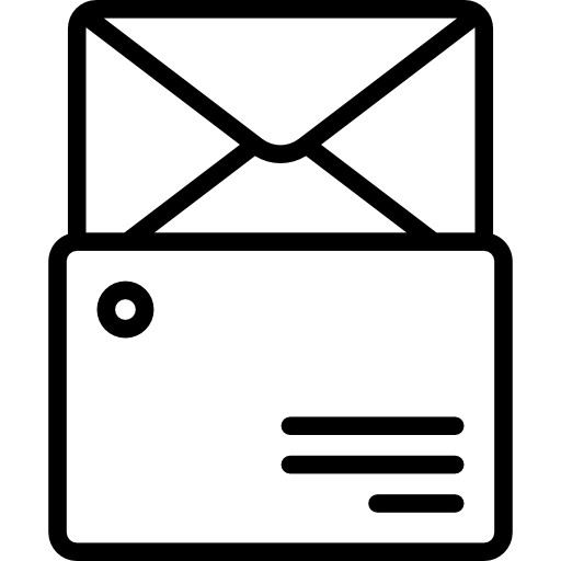 편지 무료 아이콘