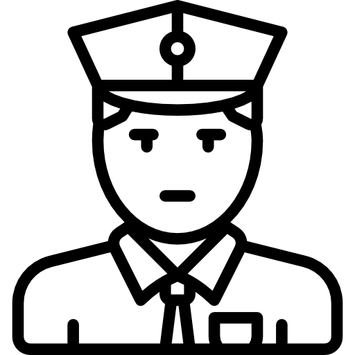 policía icono gratis