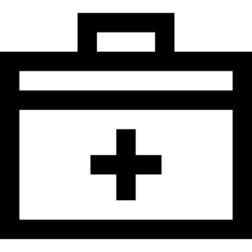 First aid kit Basic Straight Lineal icon