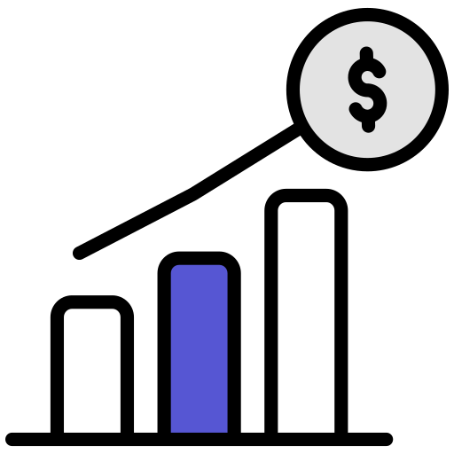 flujo de dinero icono gratis