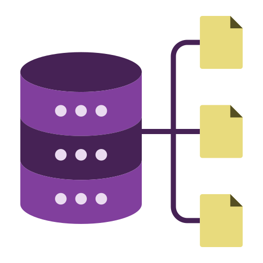 Database file - Free electronics icons