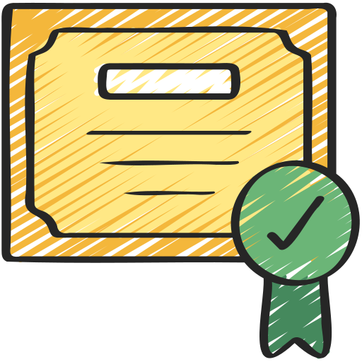 Certificate free icon Certificate free icon