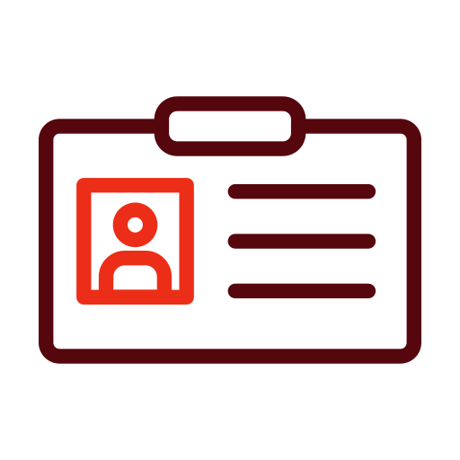 Identity card free icon
