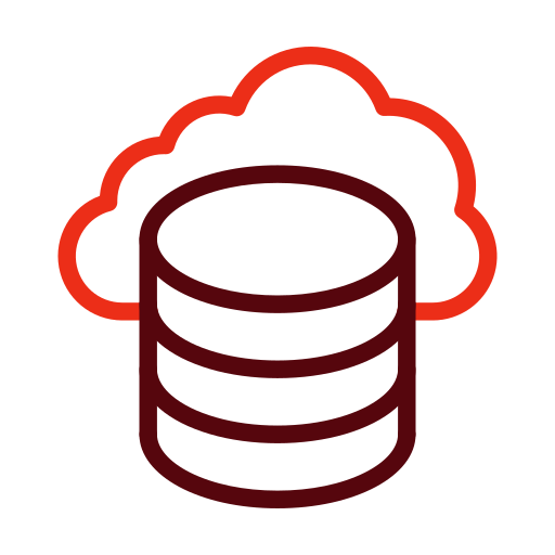 almacenamiento en la nube icono gratis