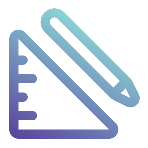 materiales escolares icono gratis