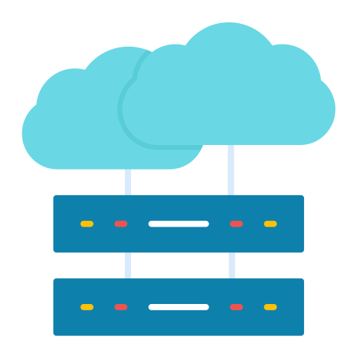 computación en la nube icono gratis