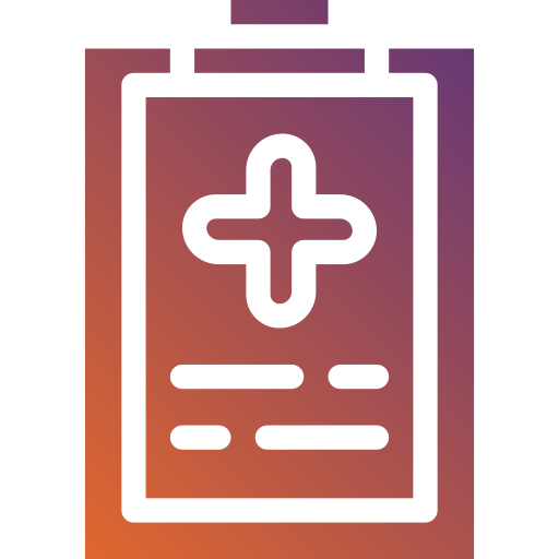 histórico médico grátis ícone