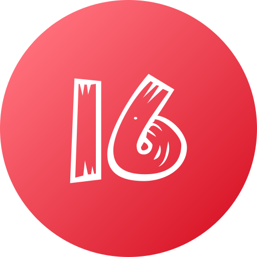 16 grátis ícone 16 grátis ícone