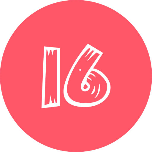 16 grátis ícone 16 grátis ícone
