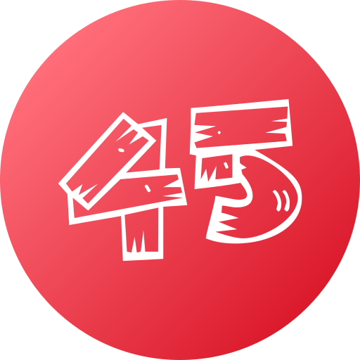 45 icono gratis