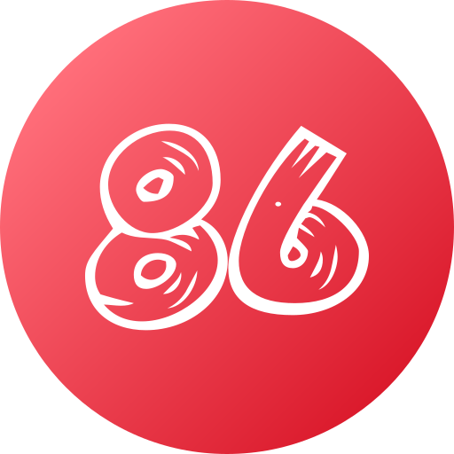 86 icono gratis