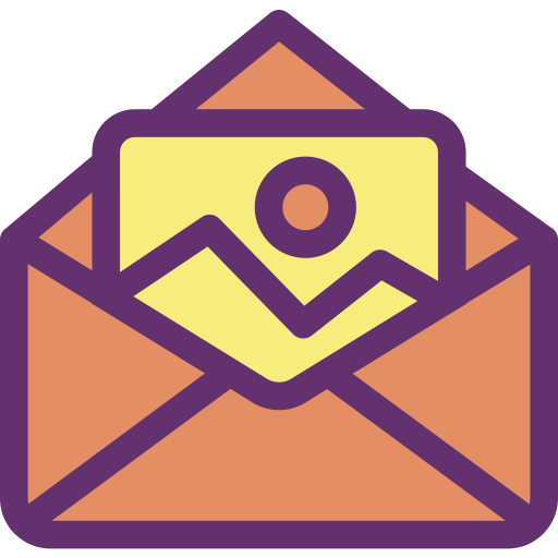 postal icono gratis