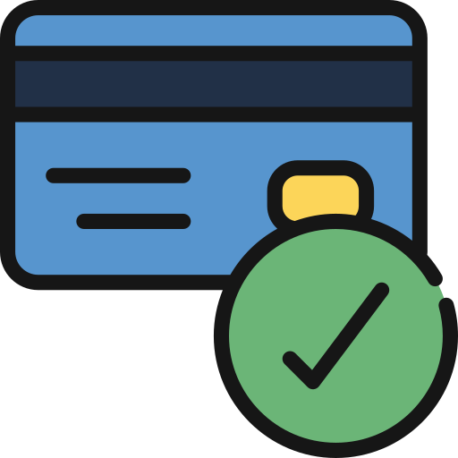 genehmigte zahlung kostenlos Icon genehmigte zahlung kostenlos Icon