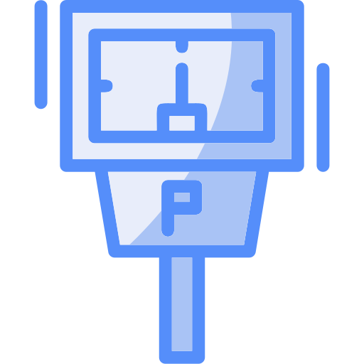 Parking meter free icon