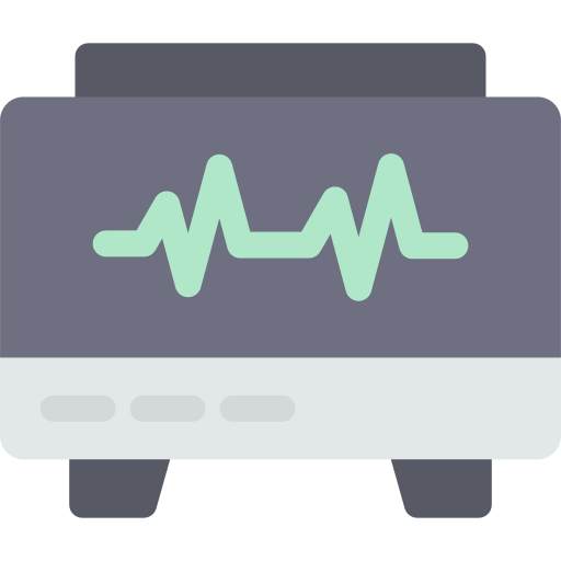 monitor de electrocardiograma icono gratis