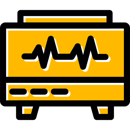 monitor de electrocardiograma icono gratis