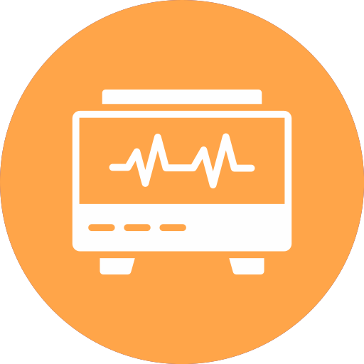 monitor de electrocardiograma icono gratis