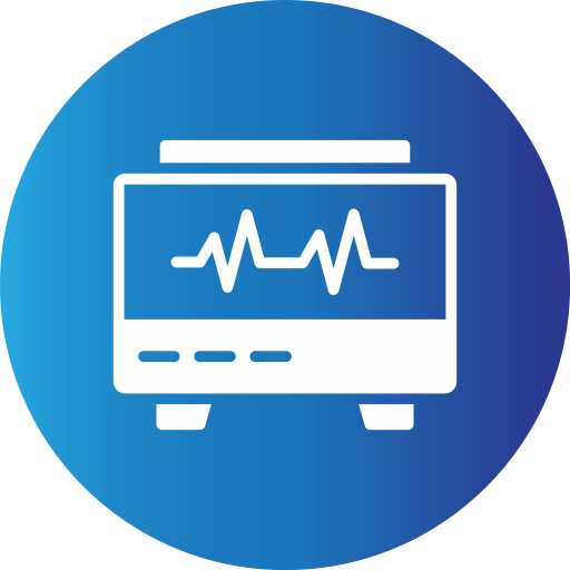 monitor de electrocardiograma icono gratis