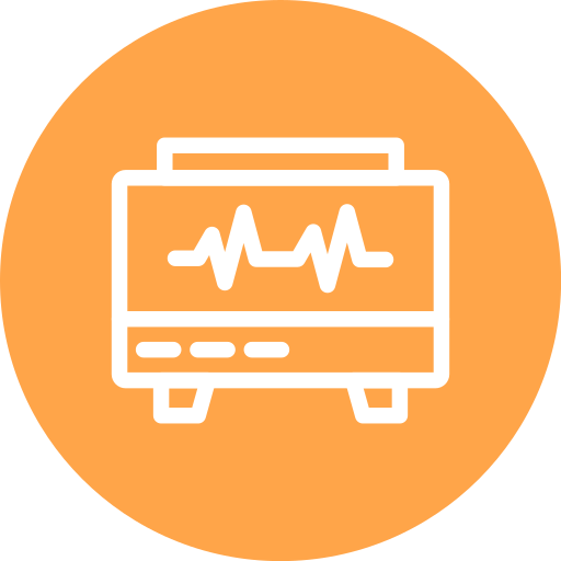 monitor de electrocardiograma icono gratis