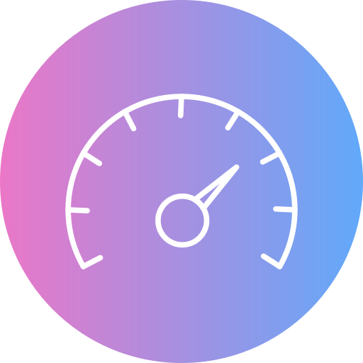 medidor de velocidad icono gratis