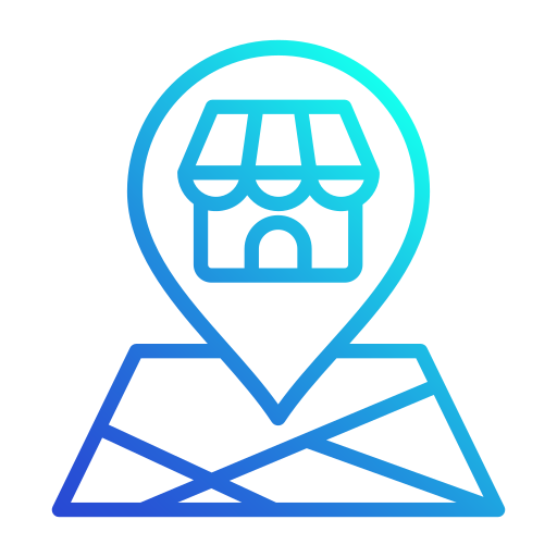 Расположение магазина бесплатно иконка