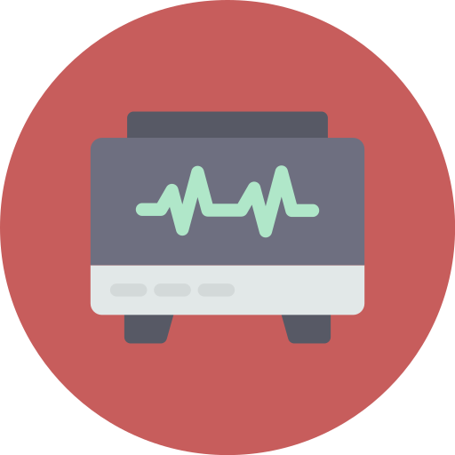 monitor de electrocardiograma icono gratis