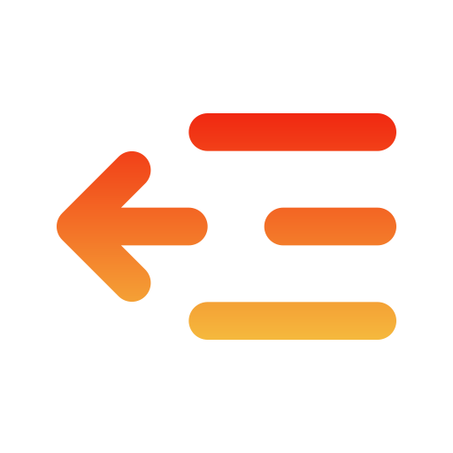 sin sangría icono gratis