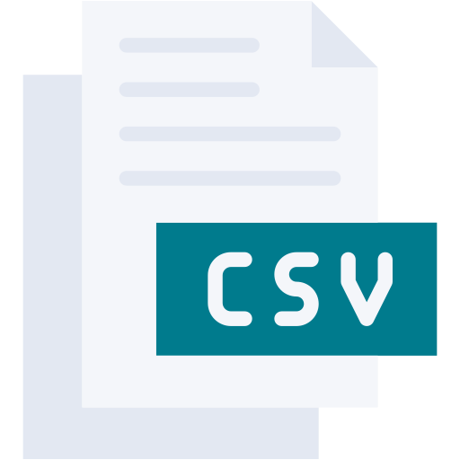 csv icono gratis