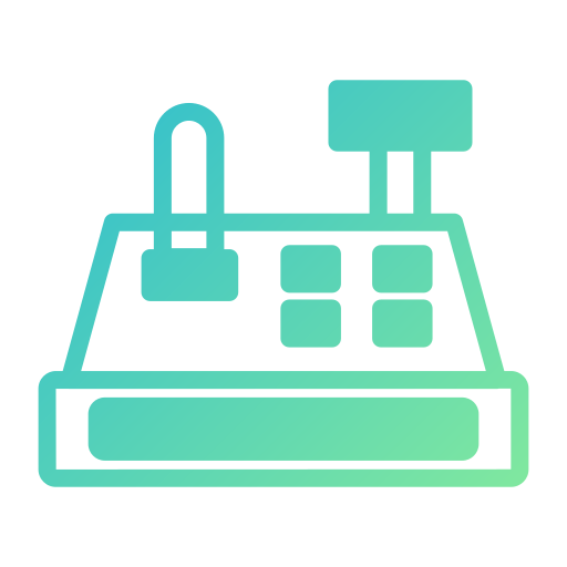 caja registradora icono gratis