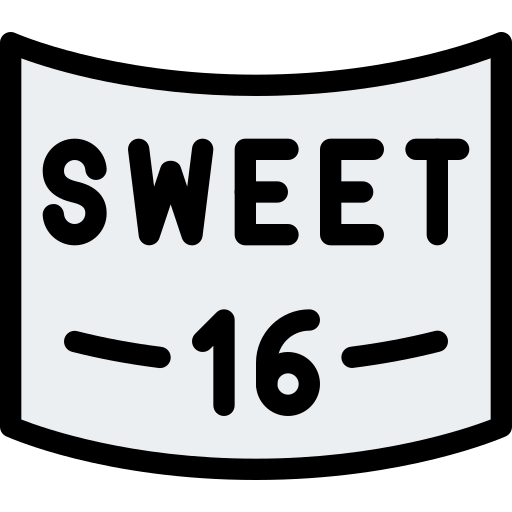 Sweet Sixteen Free Birthday And Party Icons