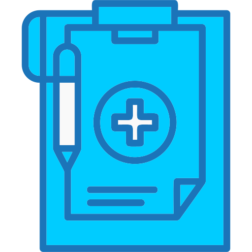 informe médico icono gratis