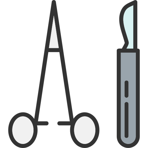 herramientas de cirugía icono gratis
