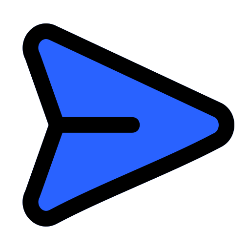 Paper plane free icon