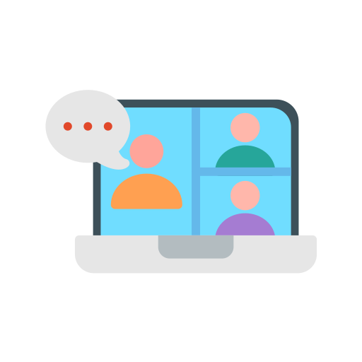 video conferencia icono gratis