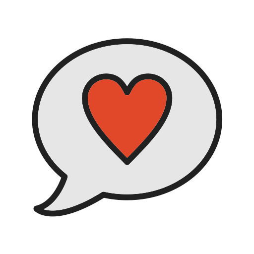 Love chat - Free communications icons