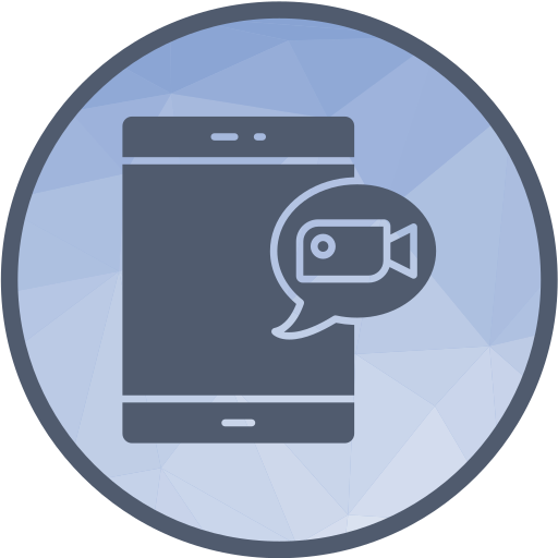 videollamada icono gratis