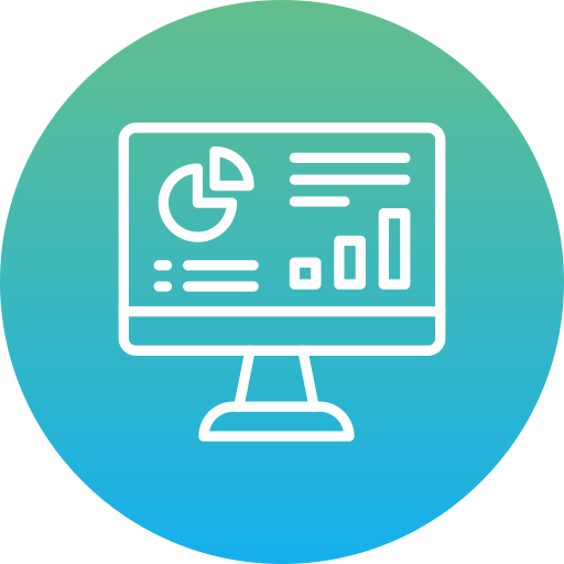 Data report - Free electronics icons