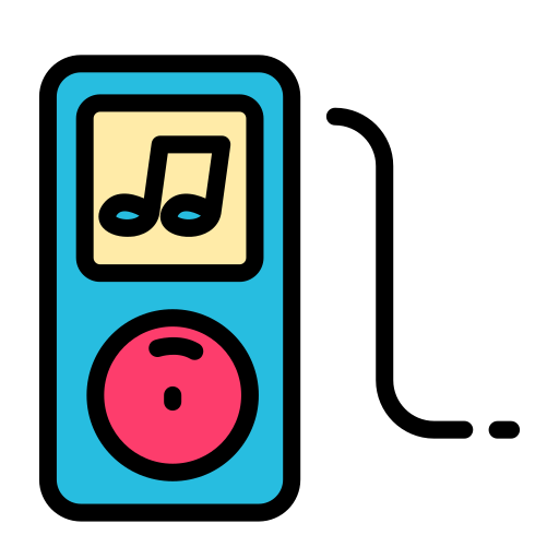 reproductor de mp3 icono gratis