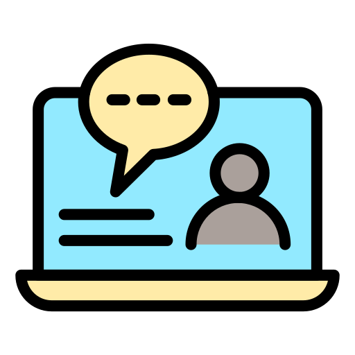 Online learning free icon