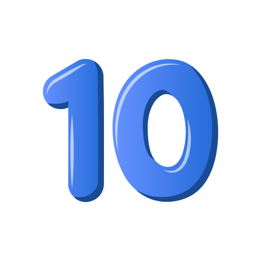 Ten - Free education icons