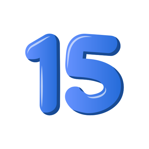 15 kostenlos Icon 15 kostenlos Icon