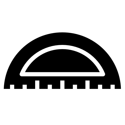 Protractor free icon