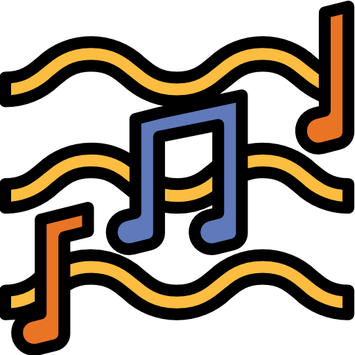 notas musicales icono gratis