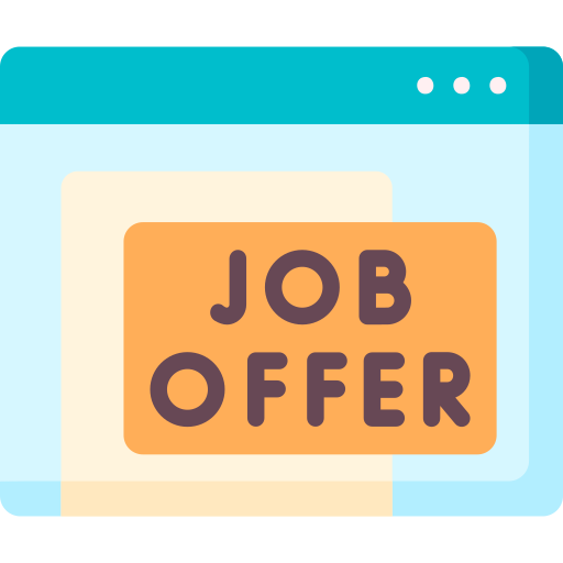 oferta de trabajo icono gratis