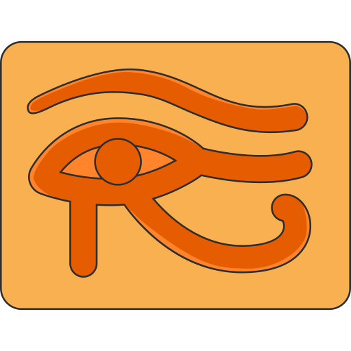 ojo de horus icono gratis