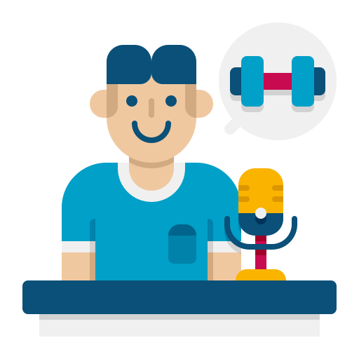 aptitud física icono gratis