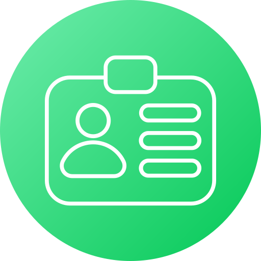 tarjeta de identificación icono gratis