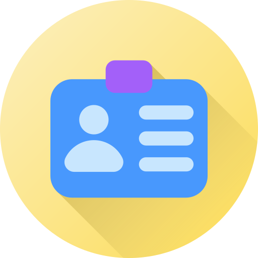 tarjeta de identificación icono gratis